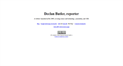 Desktop Screenshot of declanbutler.info