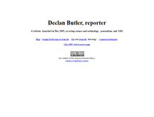 Tablet Screenshot of declanbutler.info
